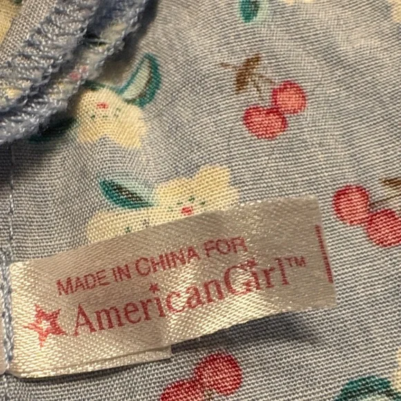 American Girl Blue Kit  Dress with Red Accents - Picture 3 of 3